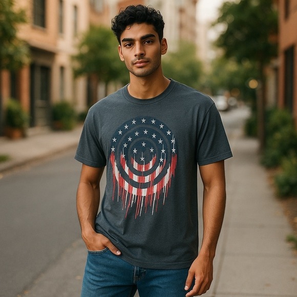 Marvel Captain America‎ Shield Tee Men's M Distressed Graphic T-Shirt Gray - Picture 1 of 5